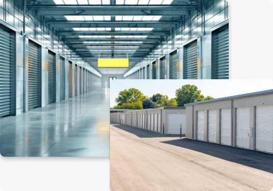 Self storage Dallas facility featuring well-lit, secure storage units for local residents.