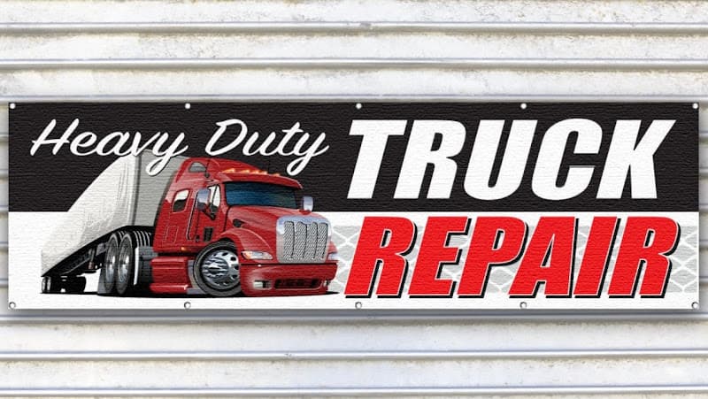 Truck ProShop . Truck and trailer repair , parking lot